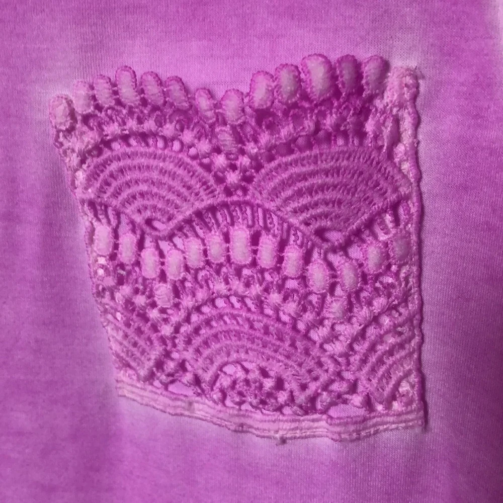 SO Top Girls Size 18 Plus Pink Short Sleeve Pocket‎ NWT